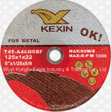 Abrasive Trennscheibe für Metall En12413